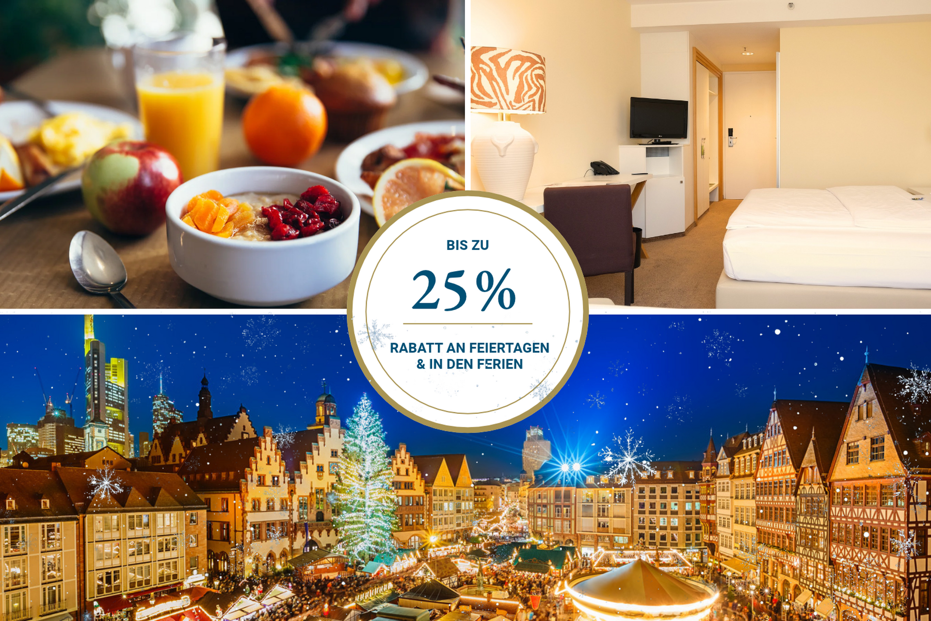 Silvester und Weihnachtsrabatt relexa hotel Frankfurt  am Main